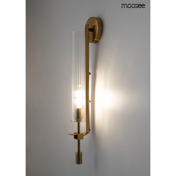 MOOSEE lampa ścienna BORGIA złota (MSE010100367)