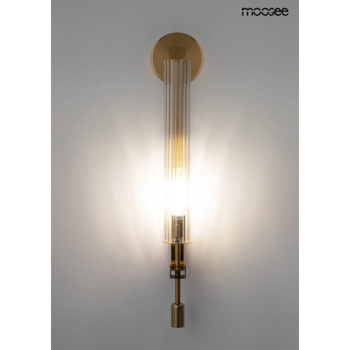 MOOSEE lampa ścienna BORGIA złota (MSE010100367)