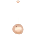 King Home Lampa wisząca FUSION 40 miedziana - akryl (JD8043-40)