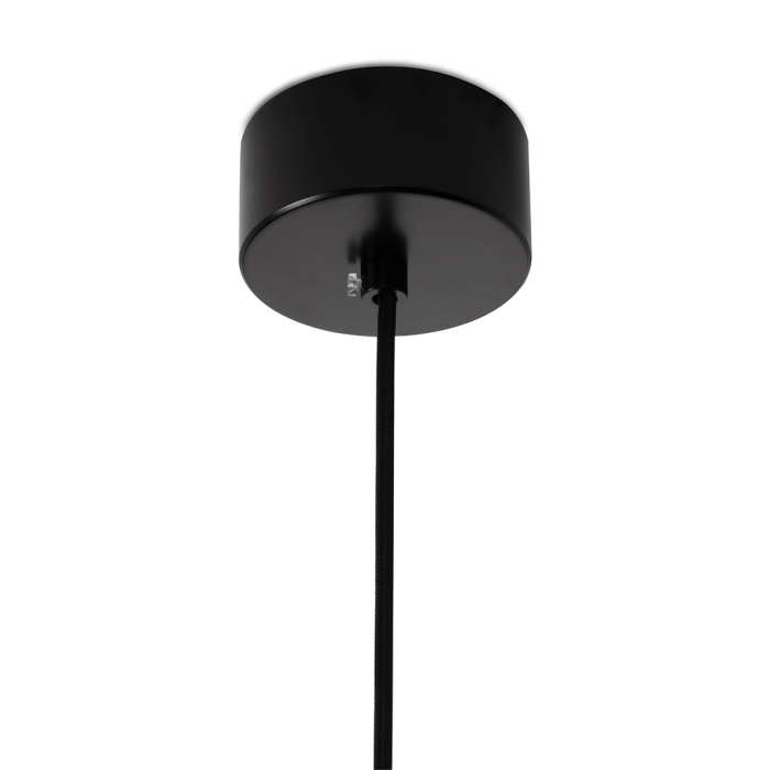 King Home Lampa wisząca VARIA czarna - stal węglowa, złoty uchwyt (GLT3830S.BLACK)