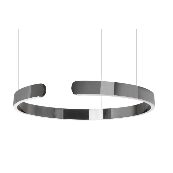 King Home Lampa wisząca VISTA 60 grafiitowy chrom (JD8124-60.BLACK)