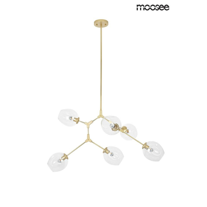 MOOSEE lampa wisząca SPLIT 6 złota (MSE010100242)