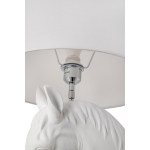 King Home Lampa podłogowa KOŃ HORSE STAND S biała - włókno szklane (JB001S.WHITE)