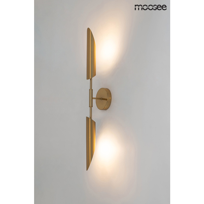 Moosee MOOSEE lampa ścienna LOCCA złota (MSE010400225)
