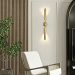 Moosee MOOSEE lampa ścienna LOCCA złota (MSE010400225)