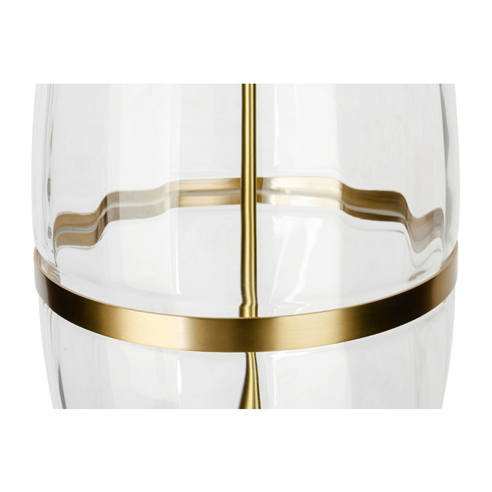 King Home Lampa wisząca CHAPLIN 200 mosiądz - LED, szkło (MD12001-1T-200)