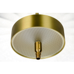 King Home Lampa wisząca CHAPLIN 200 mosiądz - LED, szkło (MD12001-1T-200)