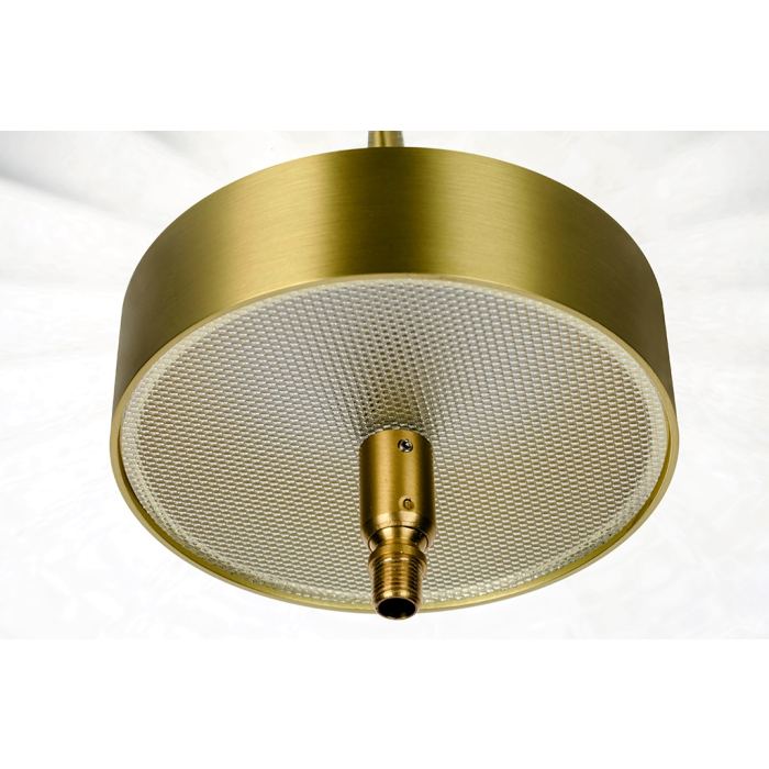 King Home Lampa wisząca CHAPLIN 200 mosiądz - LED, szkło (MD12001-1T-200)