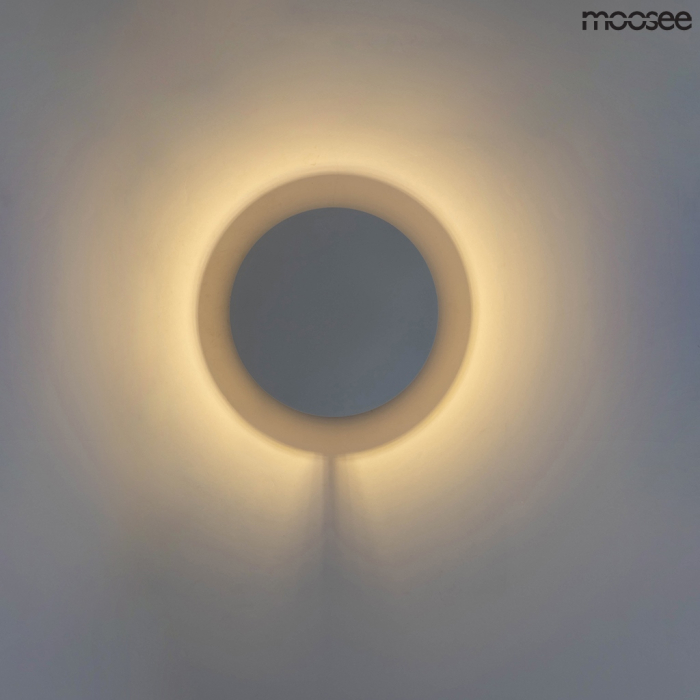 Moosee MOOSEE lampa ścienna ECLISE złota / biała (MSE010400203)