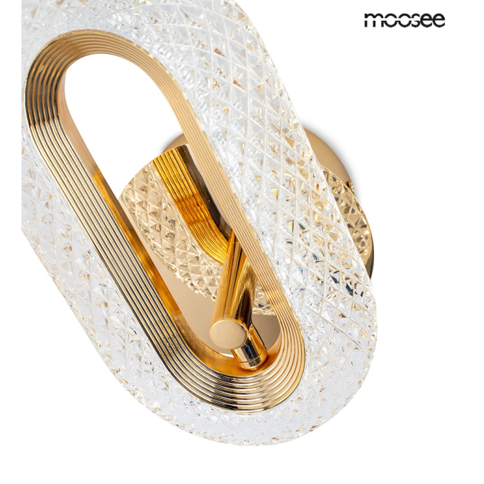 MOOSEE lampa ścienna JEWEL złota (MSE010100319)
