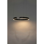 King Home Lampa wisząca VISTA 40 grafitowy chrom (JD8124-40.BLACK)