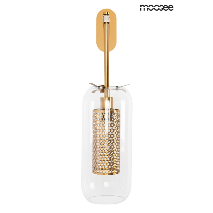 Moosee MOOSEE lampa ścienna LAMPION złota (MSE010400211)