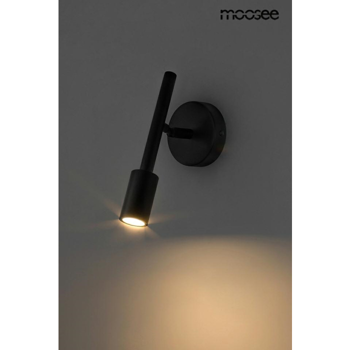 MOOSEE lampa ścienna PRISMA czarna (MSE010100296)