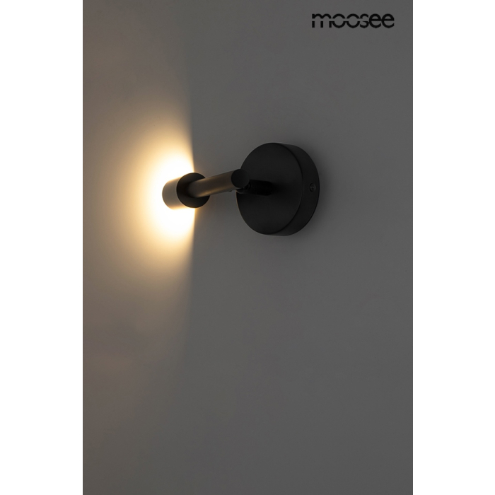 MOOSEE lampa ścienna PRISMA czarna (MSE010100296)