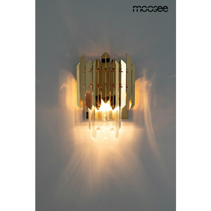 MOOSEE lampa ścienna MAJESTIC złota (MSE010100365)