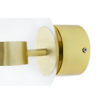 King Home Lampa ścienna CAPRI WALL 1 złota (XCW9148-300)