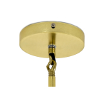 King Home Lampa wisząca CANDELABR 6 złota - aluminium, szkło (XCP8053-6.GOLD)