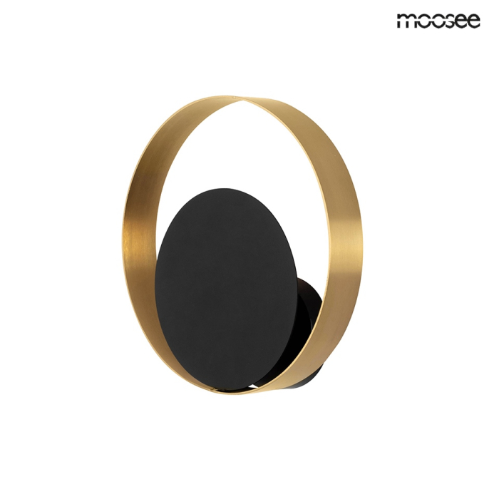 MOOSEE lampa ścienna BAND złota / czarna (MSE010100339)