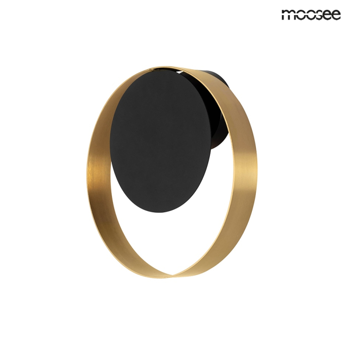 MOOSEE lampa ścienna BAND złota / czarna (MSE010100339)