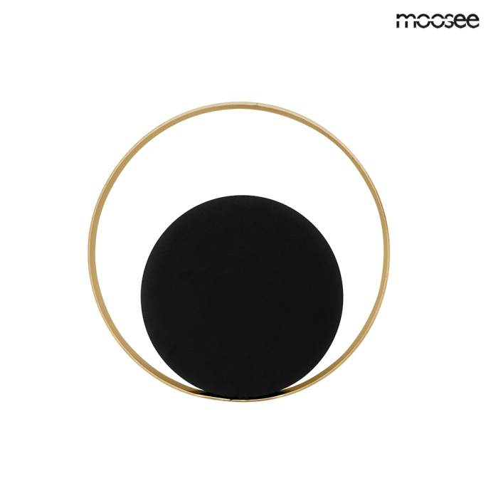 MOOSEE lampa ścienna BAND złota / czarna (MSE010100339)