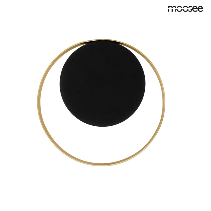 MOOSEE lampa ścienna BAND złota / czarna (MSE010100339)