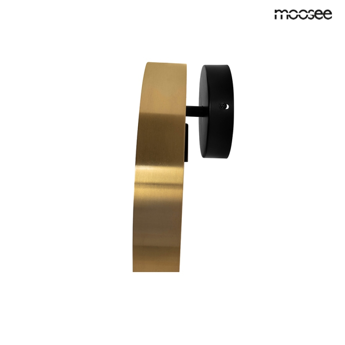 MOOSEE lampa ścienna BAND złota / czarna (MSE010100339)