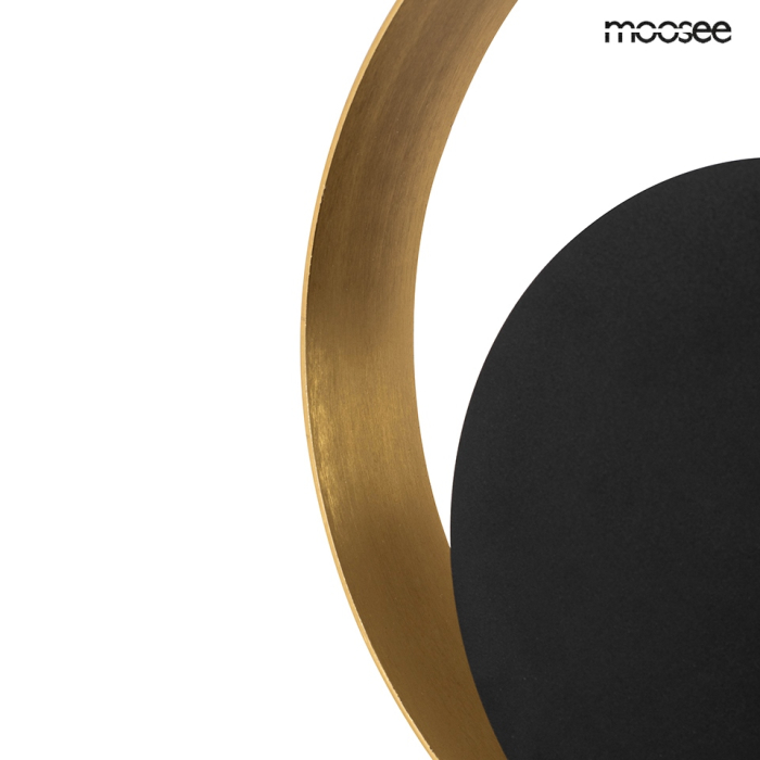 MOOSEE lampa ścienna BAND złota / czarna (MSE010100339)