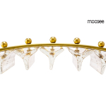 Moosee MOOSEE lampa wisząca SATURNUS 70 złota - LED, kryształ, stal szczotkowana (MSE010100167)