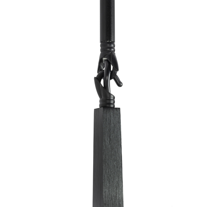 King Home Lampa wisząca CANDELABR 6 czarna - aluminium, szkło (XCP8053-6.BLACK)