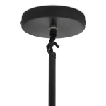 King Home Lampa wisząca CANDELABR 6 czarna - aluminium, szkło (XCP8053-6.BLACK)