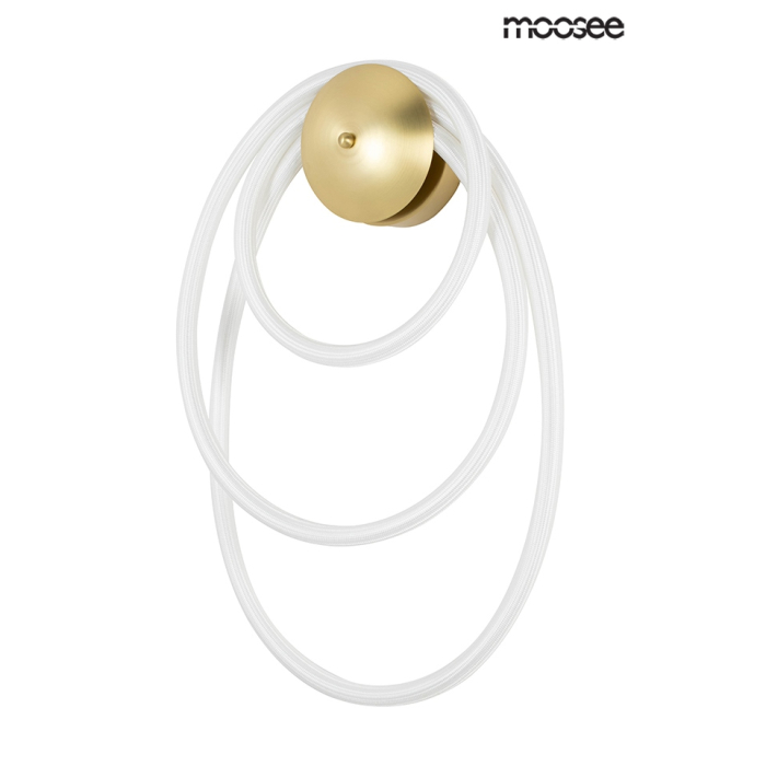 MOOSEE lampa ścienna SERPIENTE złota (MSE010100237)