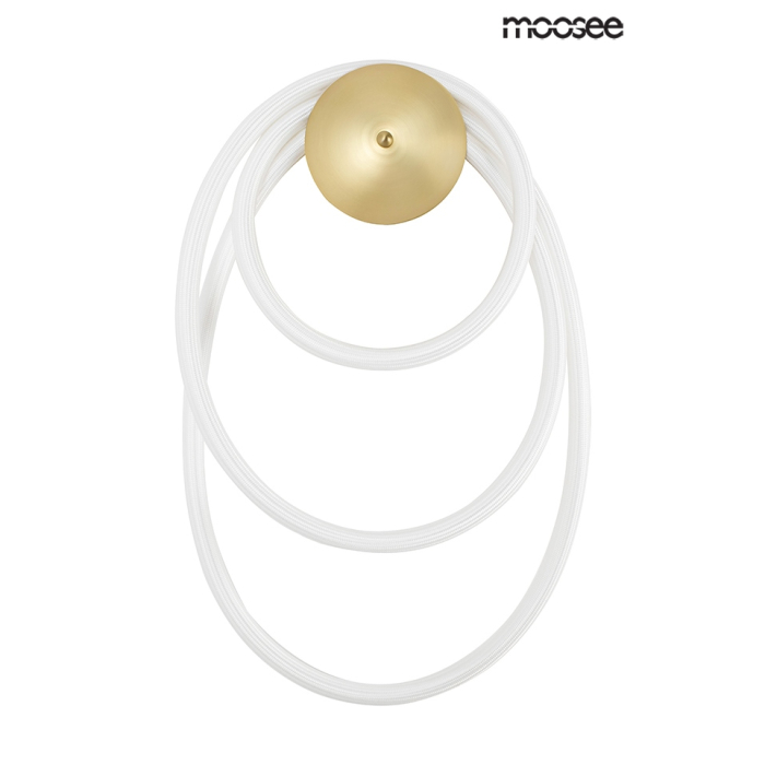 MOOSEE lampa ścienna SERPIENTE złota (MSE010100237)