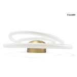MOOSEE lampa ścienna SERPIENTE złota (MSE010100237)