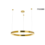 Moosee MOOSEE lampa wisząca RING LUXURY 90  złota - LED, chromowane złoto (MSE010100190)