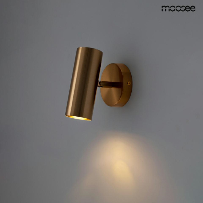 Moosee MOOSEE lampa ścienna SPOT złota (MSE010400215)