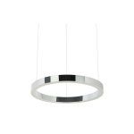 King Home Lampa wisząca RING 40 srebrna - LED, stal polerowana (JD8169-40.SILVER)