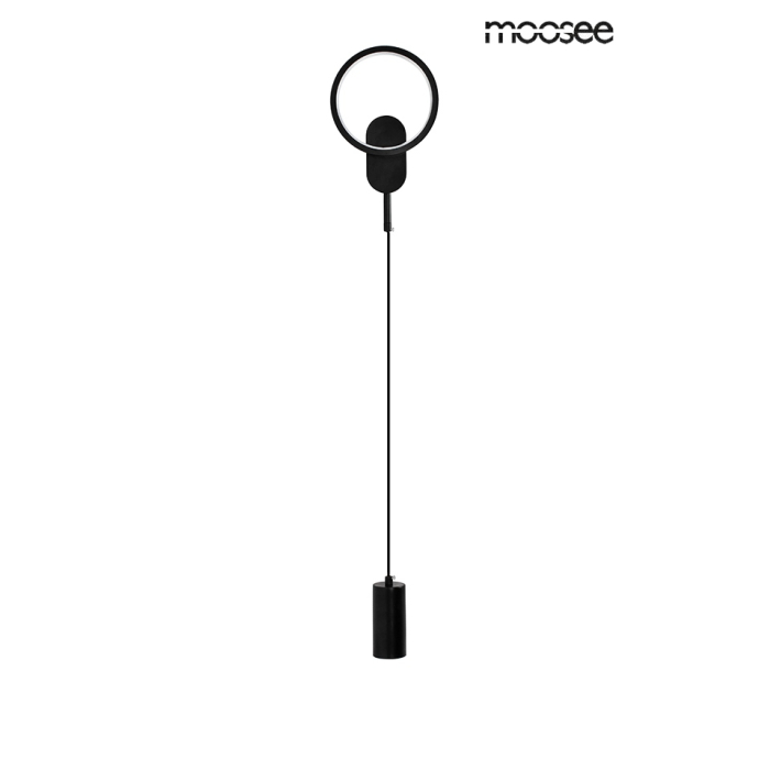 MOOSEE lampa ścienna COMO czarna (MSE010100344)