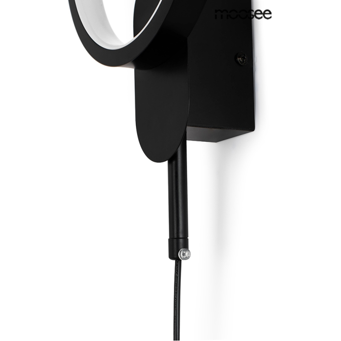 MOOSEE lampa ścienna COMO czarna (MSE010100344)