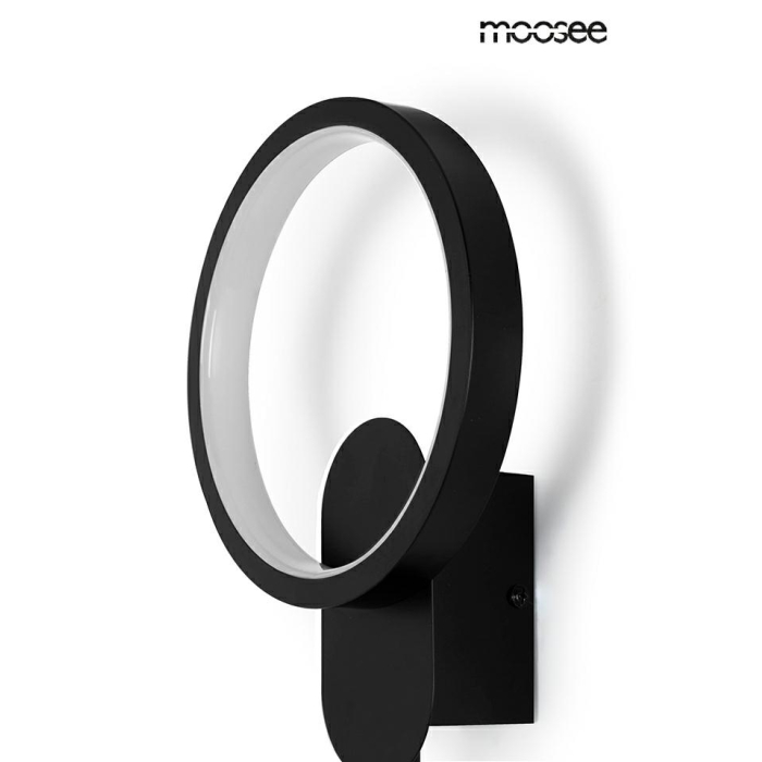 MOOSEE lampa ścienna COMO czarna (MSE010100344)