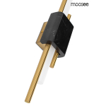 MOOSEE lampa ścienna EVANS czarna / złota (MSE010100358)