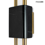 MOOSEE lampa ścienna EVANS czarna / złota (MSE010100358)