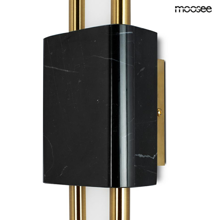 MOOSEE lampa ścienna EVANS czarna / złota (MSE010100358)