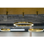King Home Lampa wisząca RING 80 złota - LED, stal (JD8169-80)