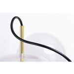 King Home Lampa wisząca CAPRI 6 złota - 60 LED, alumiumium, szkło (XCP9148-1B)
