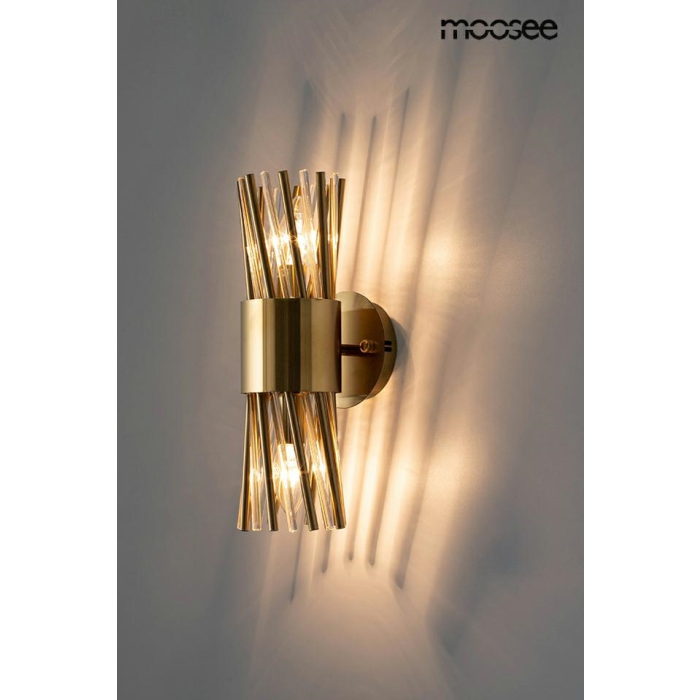 MOOSEE lampa ścienna LORENZO złota (MSE010100338)