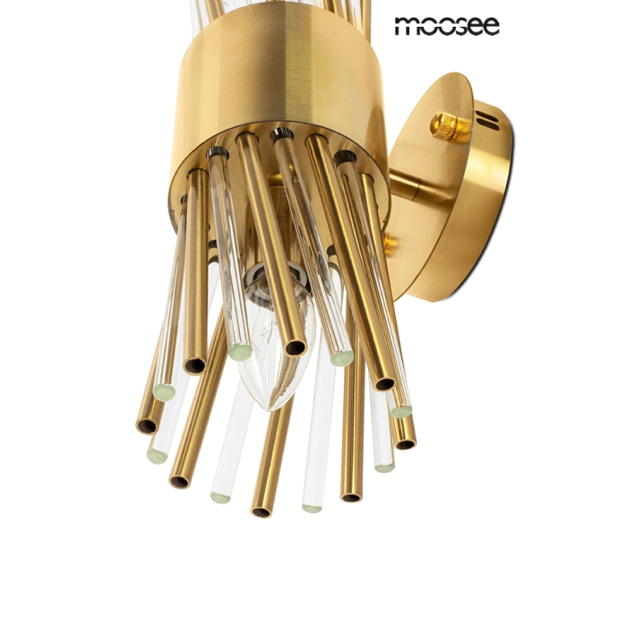 MOOSEE lampa ścienna LORENZO złota (MSE010100338)