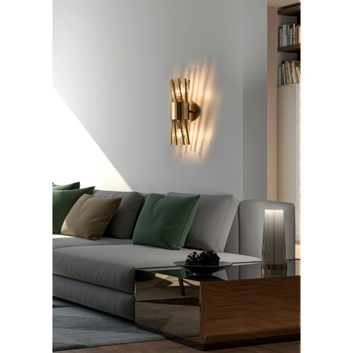 MOOSEE lampa ścienna LORENZO złota (MSE010100338)