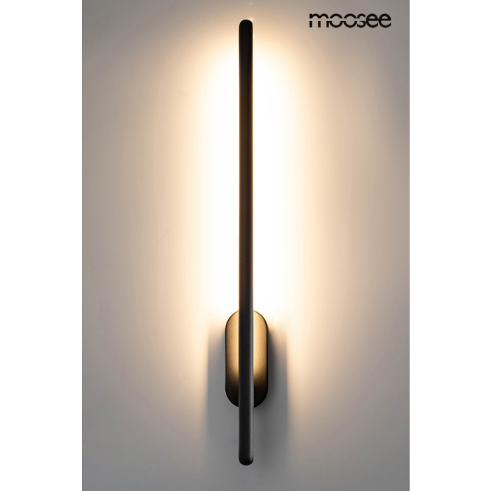 MOOSEE lampa ścienna TOBIA czarna (MSE010100350)