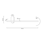 MOOSEE lampa ścienna TOBIA czarna (MSE010100350)