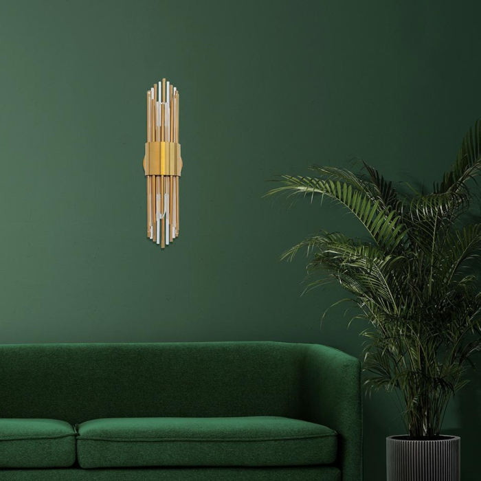 Moosee MOOSEE lampa ścienna AMADEO złota (MSE010400196)